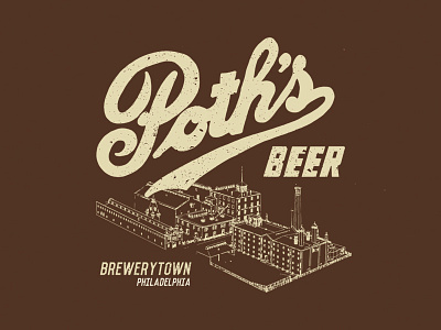 Poth's Beer T-Shirt Design