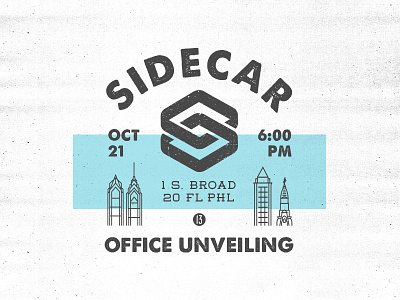 Sidecar Event Logo branding city design event hand type invitation lettering logo philadelphia philly type typography