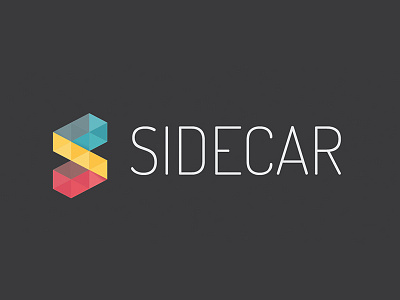 Alternate Sidecar Logo dark design geometric geometry logo math shapes startup tech triangles