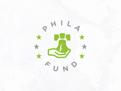 Runner Up Logo - Philafund bank branding giving green icon liberty logo logo design money philadelphia philly stars