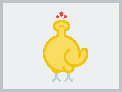 Flat Chick chicken flat illustration infographic