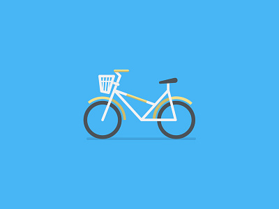 Bike bicycle bike flat illustration