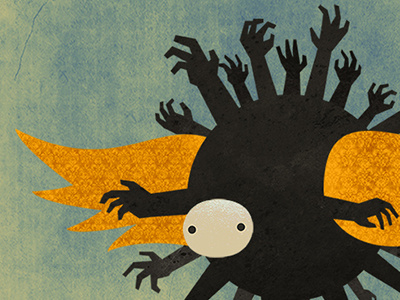 Experimental Bug illustration experiment bug textures