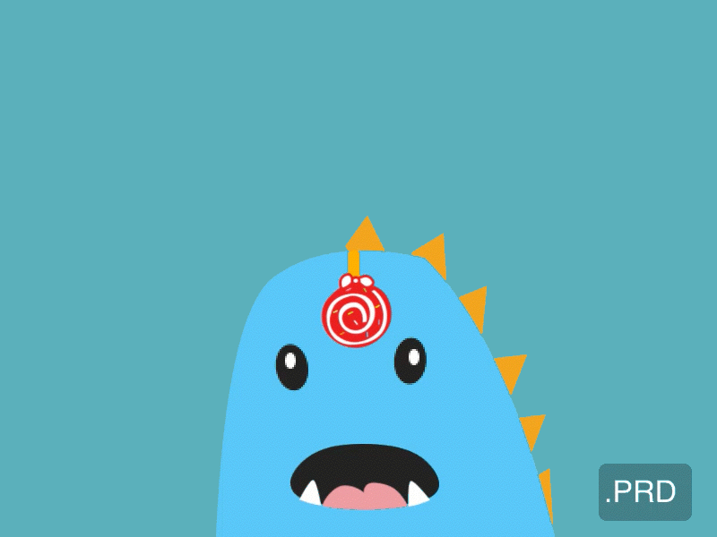 Little Monster Candy | Principle 9/100 animation principleapp