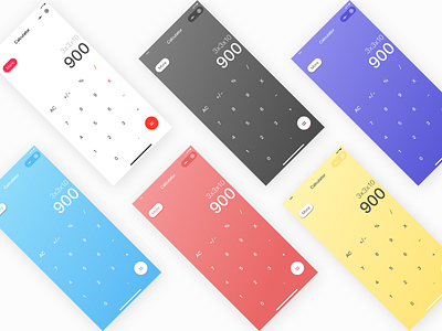Calculator App app calculator colorful design miniprogram