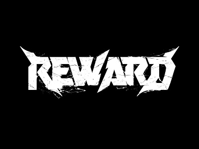 REWARD lightning logo logotype metal band reward rock band