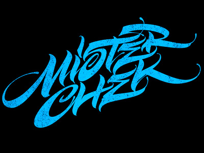 Mister Chek calligraphy chek graffiti lettering logo logotype misterchek