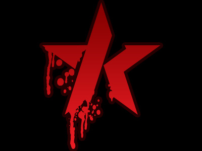 The K k logo star