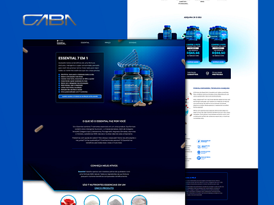 Landing page - capsula beleza capsula capsule design encapsulado gummy lading ladingpage landing landing page landingpage omega pagina de venda