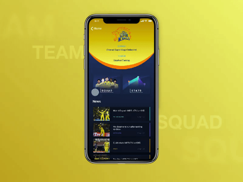 #DailyStudio 3-Team Squad daily invision team ui