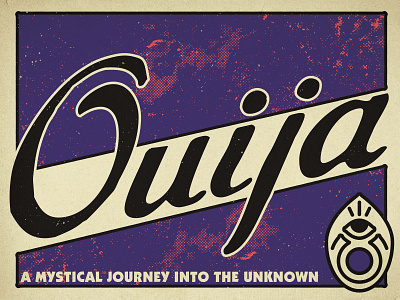 Ouija Packaging illustrator photoshop texture vector