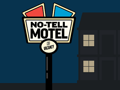 motel illustrator vector