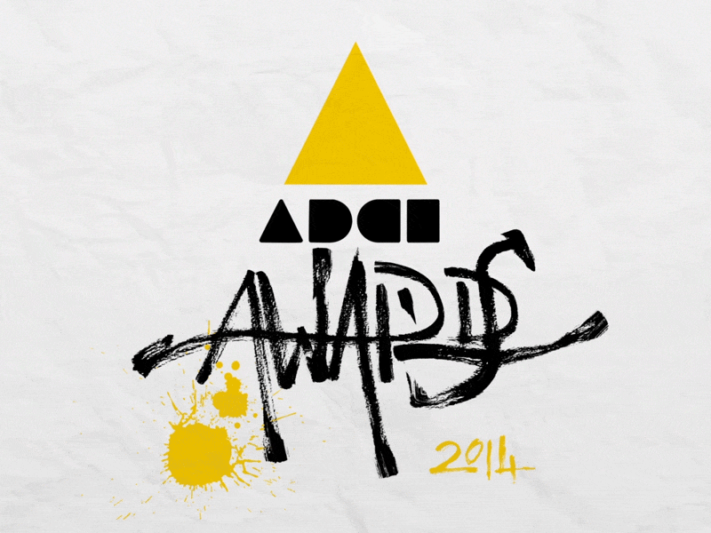 ADCI Awards 2014 // Logo Animation after effects animation brush drop ink logo logo animation motion motion graphics