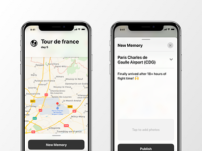 Travel app concept (iPhone X) app iphone iphone x