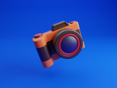 Camera 3D Illustration