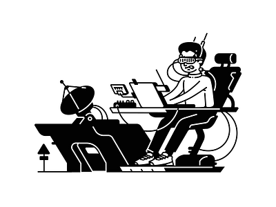 Hacker adobe ai black cyber cyber attack farfor farfor.studio hacker hackers hacking illustration illustrator vector vector art white