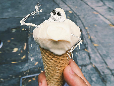 Helado calavera