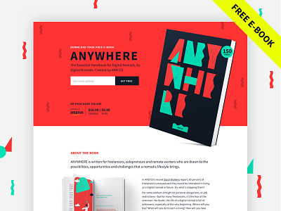 ANYWHERE - NOMAD BOOK SITE and co book download flat freelance illustration minimal nomad promo website