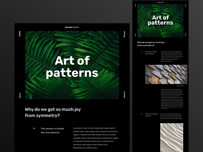 Art Of Patterns art design navigation pattern patterns pictures uidesign ux ui uxd web