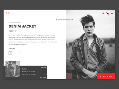 Concept PDP /Fashion add addtocart article concept fashion favorites pdp product product card search ui ux ux ui