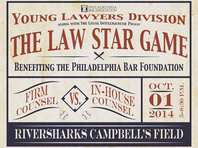 The Law Star Game baseball lawyers vintage