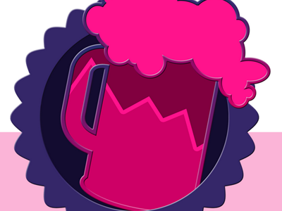 Stumblescore Logo apple touch icon beer beer icon beer logo dribbble pink icon logo ruby