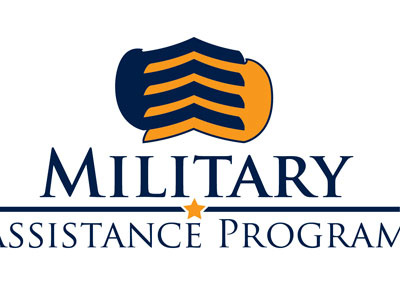 MAP logo assistance logo military vector