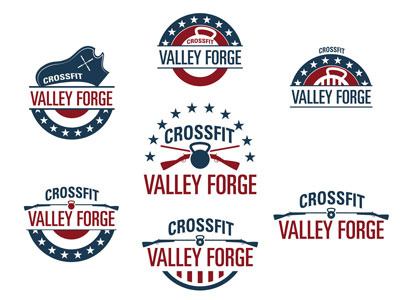CrossFit Valley Forge Contact Sheet america crossfit flag logo stars valley forge