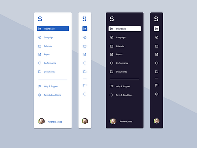 Side Nevigation dark theme dashboard design design enterprise ux sidebar navigation ui ux visual web webdesign