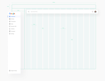 Dashboard Grid Layout 3 redesign responsive design web