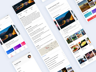 Experience Activities App experiences toursgateways ui ux