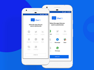 Chat 1 - Single app for multiple messaging solution.