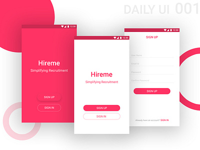 DAILY UI - 001