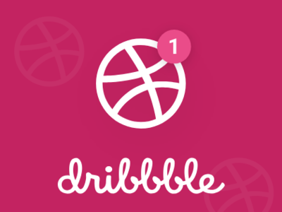 Dribbble invite design invite one
