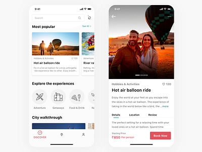 Travel with fun ios 10 ui ux design