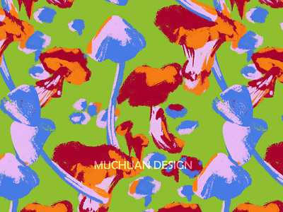 mushrooms pattern