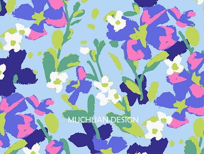 wildflowers pattern flower illustration pattern vectorart