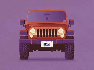 Jeep car illustration illustrator jeep suv truck vector