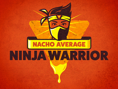 Nacho Average Ninja Warrior illustration illustrator logo nacho ninja warrior photoshop vector