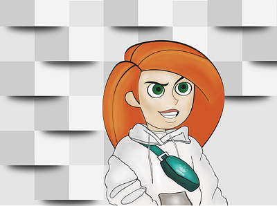 Kim Possible graphic design ill illustration kim possible