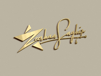 Zeeshan Saghir branding concept typography