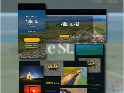 Luxury villa Responsive website design