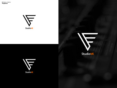 VE Logo Design in Fiverr | StudioVE Logo | V logo 3d logo abstract studio ve