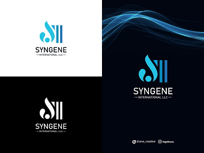 Logo Design, Syngene Logo in Fiverr | shane_creative, Logo Buxu graphic