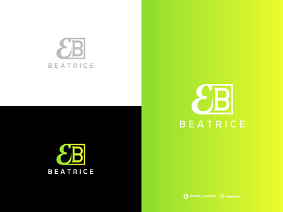 Beatrice Logo, EB Logo, B logo, E | shane_creative, Logo Buxu