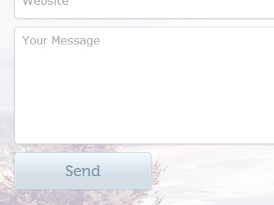 Contact Form blue button form gradient grey white