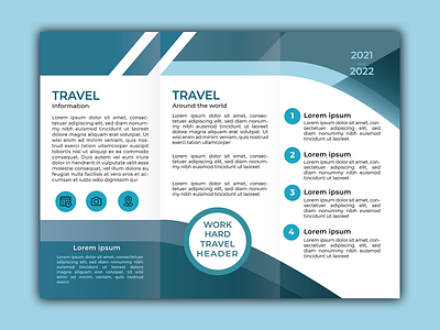 Brochure Design TRAVEL adobe illustrator branding brochure brochure design company design design designer graphic design illustration travel travel design vector