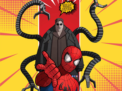 SPIDER-MAN: HELLO PETER branding cartoon character design design graphic design illustration vector