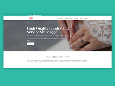 Lane Jewelers clean design diamonds graphicdesign love marketing romantic ui web wedding
