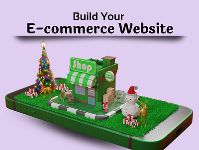 Build your E-commerce Website. 3d app design branding graphic design motion graphics ui web development websitedesign
